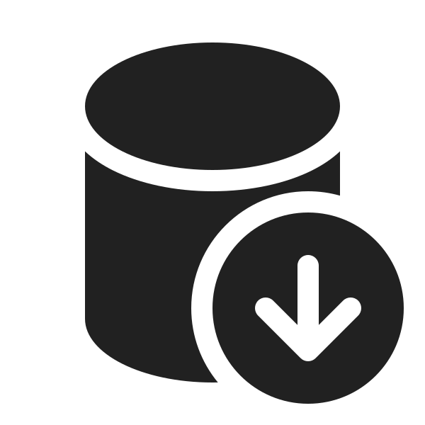 Ic Fluent Database Arrow Down 20 Filled