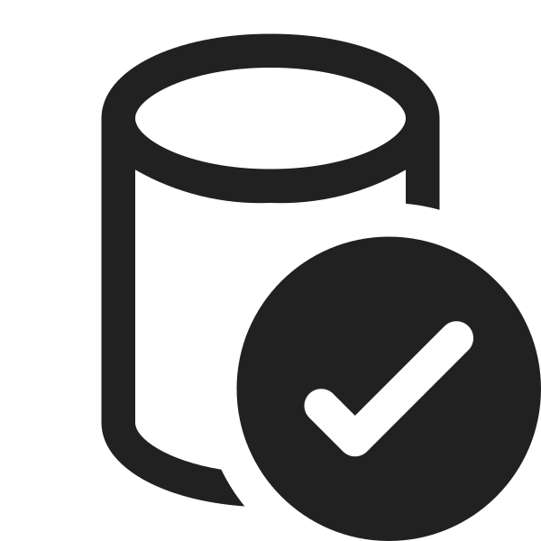 Ic Fluent Database Checkmark 16 Regular