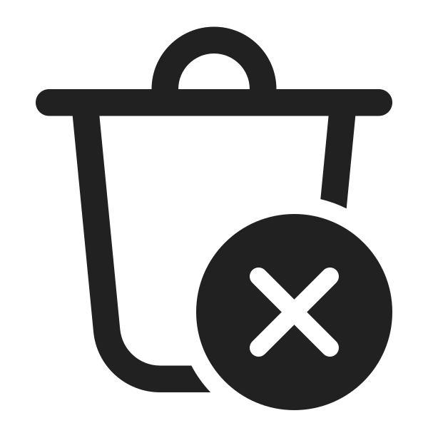Ic Fluent Delete Dismiss 24 Regular