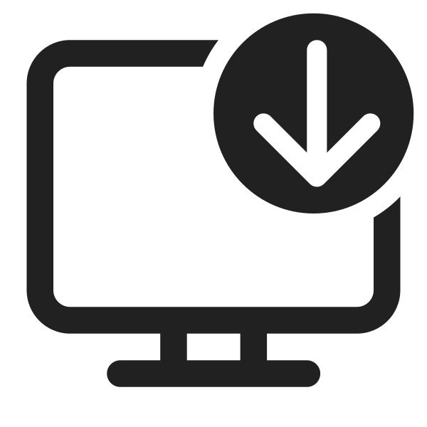 Ic Fluent Desktop Arrow Down 32 Regular