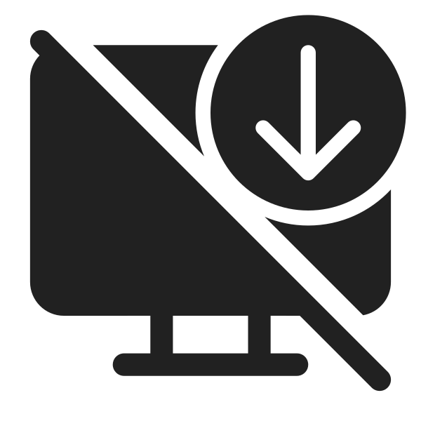 Ic Fluent Desktop Arrow Down Off 28 Filled