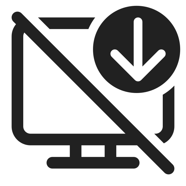 Ic Fluent Desktop Arrow Down Off 32 Regular
