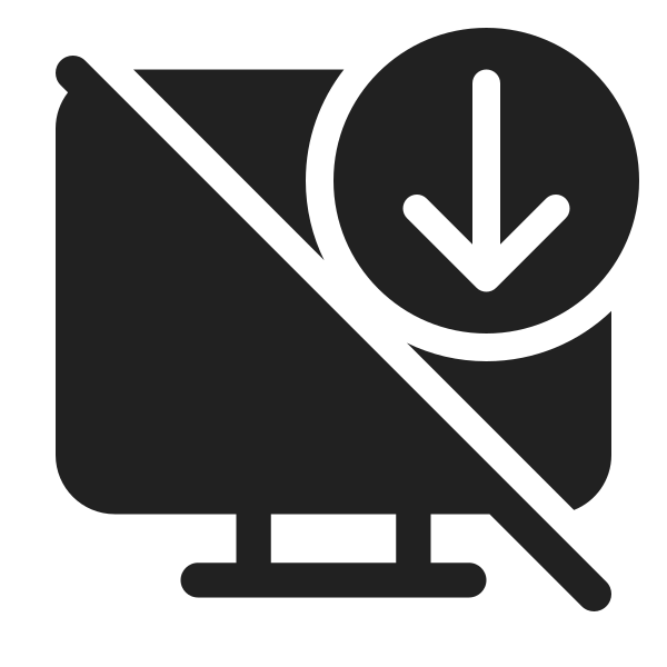 Ic Fluent Desktop Arrow Down Off 48 Filled