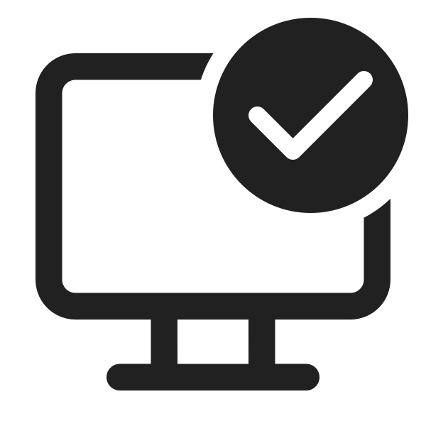 Ic Fluent Desktop Checkmark 24 Regular