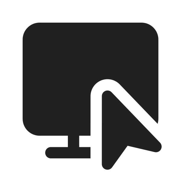 Ic Fluent Desktop Cursor 16 Filled