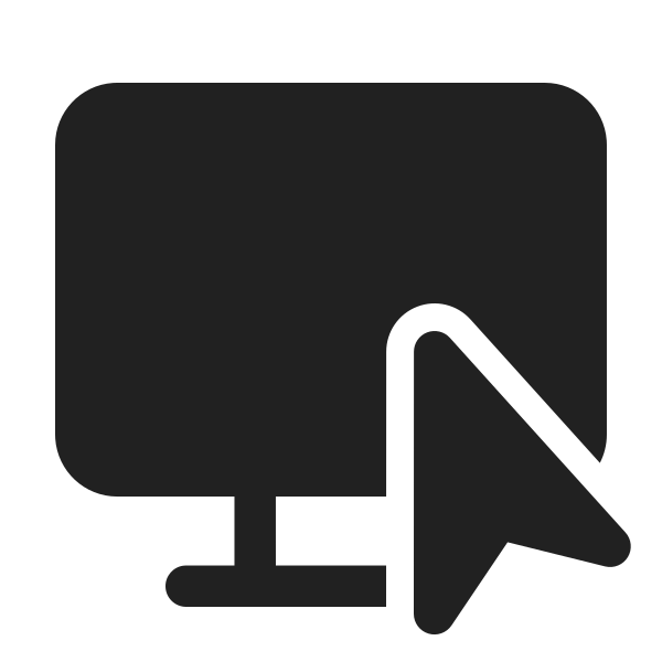 Ic Fluent Desktop Cursor 24 Filled