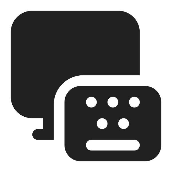 Ic Fluent Desktop Keyboard 16 Filled
