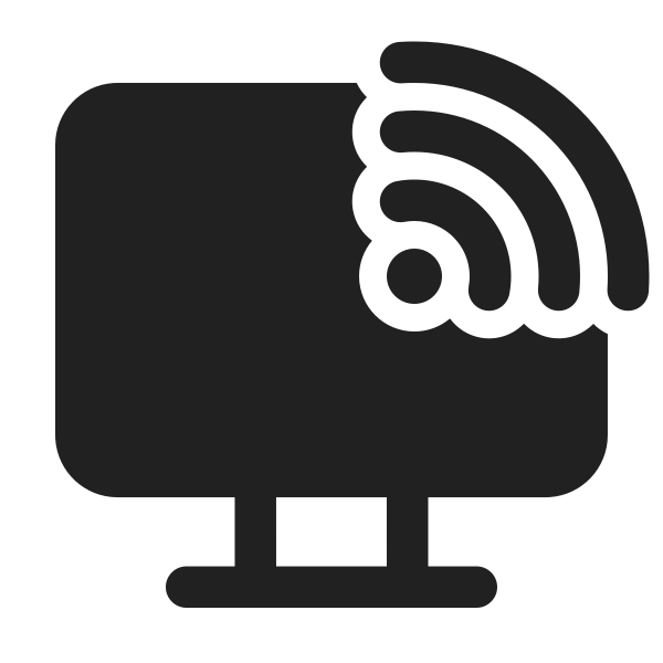 Ic Fluent Desktop Signal 24 Filled