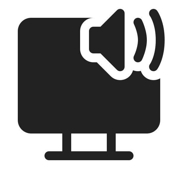 Ic Fluent Desktop Speaker 20 Filled