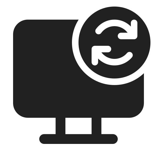 Ic Fluent Desktop Sync 24 Filled