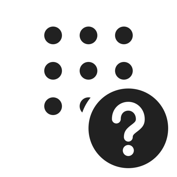 Ic Fluent Dialpad Question Mark 20 Regular