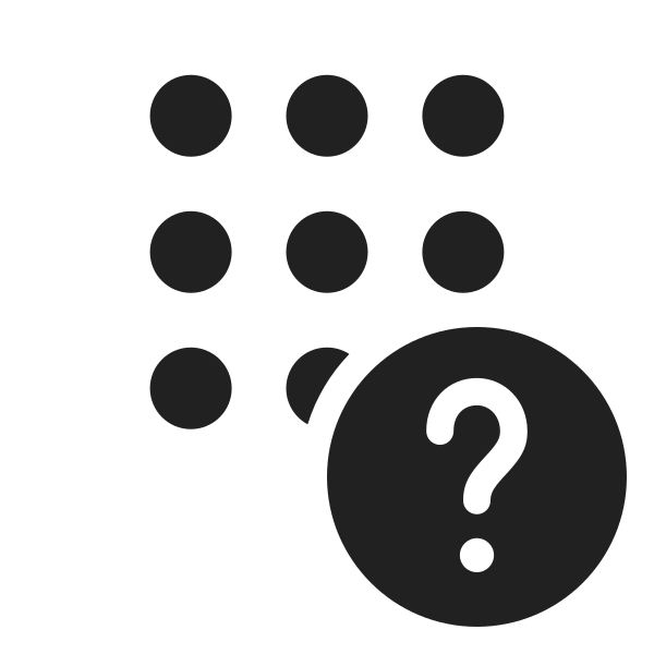 Ic Fluent Dialpad Question Mark 24 Filled