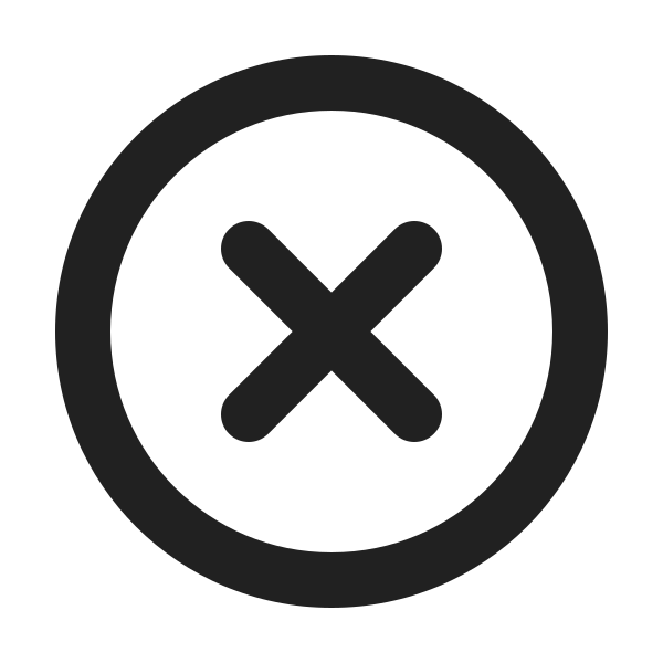 Ic Fluent Dismiss Circle 12 Regular
