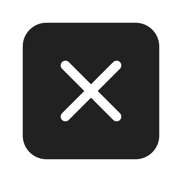 Ic Fluent Dismiss Square 48 Filled