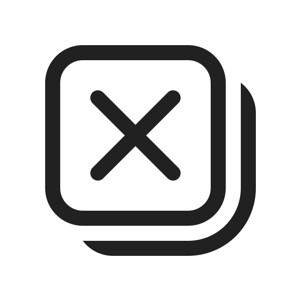 Ic Fluent Dismiss Square Multiple 20 Regular