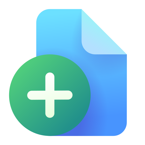 Ic Fluent Document Add 16 Color