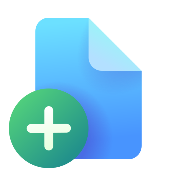 Ic Fluent Document Add 20 Color