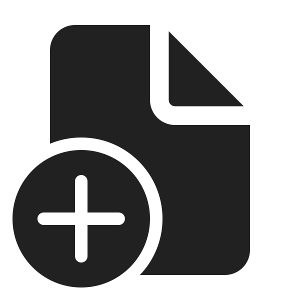 Ic Fluent Document Add 24 Filled