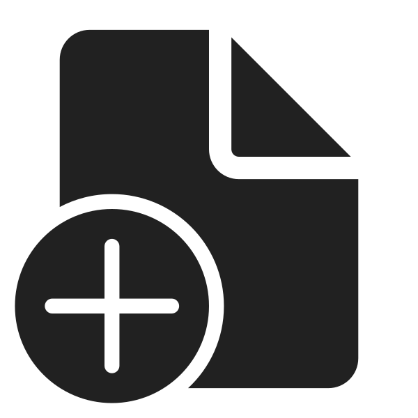 Ic Fluent Document Add 28 Filled