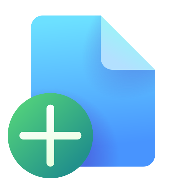 Ic Fluent Document Add 48 Color