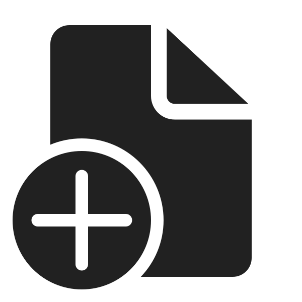 Ic Fluent Document Add 48 Filled