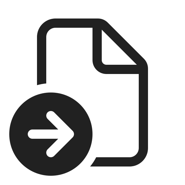 Ic Fluent Document Arrow Right 20 Regular