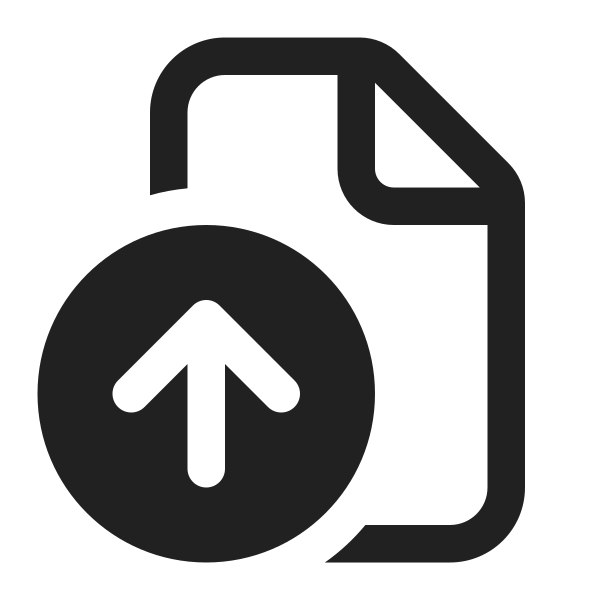 Ic Fluent Document Arrow Up 16 Regular