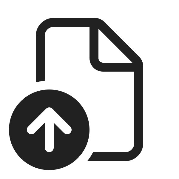 Ic Fluent Document Arrow Up 20 Regular