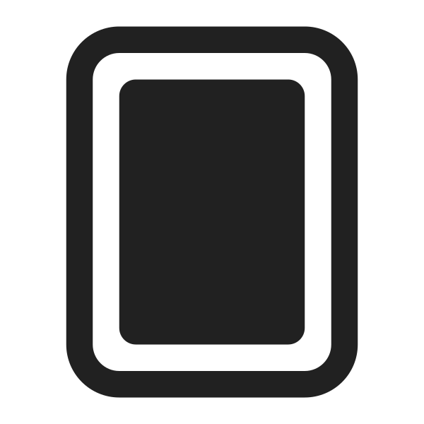 Ic Fluent Document Border 32 Filled