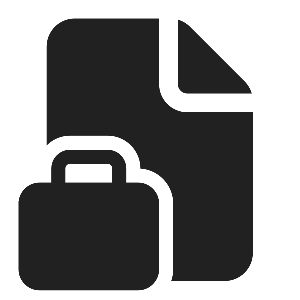 Ic Fluent Document Briefcase 32 Filled