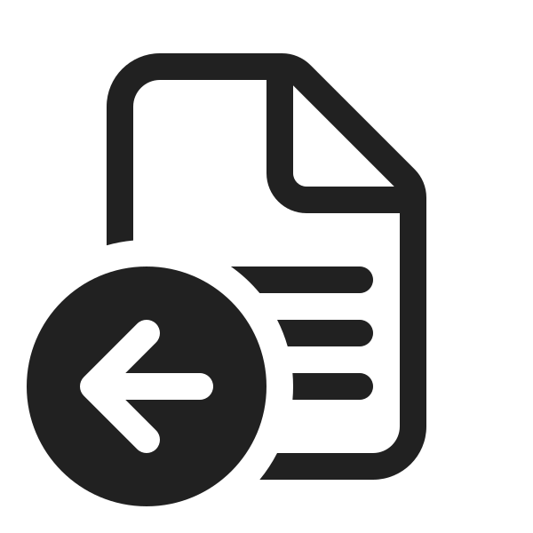 Ic Fluent Document Bullet List Arrow Left 20 Regular