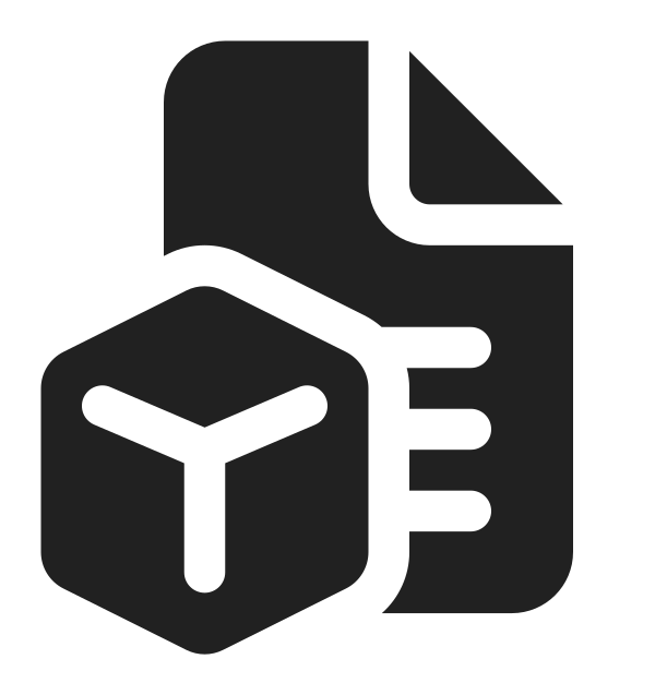 Ic Fluent Document Bullet List Cube 16 Filled