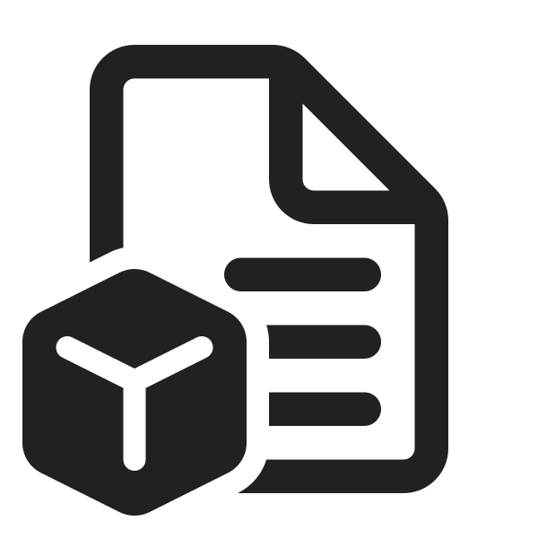 Ic Fluent Document Bullet List Cube 24 Regular