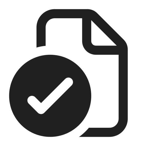 Ic Fluent Document Checkmark 16 Regular