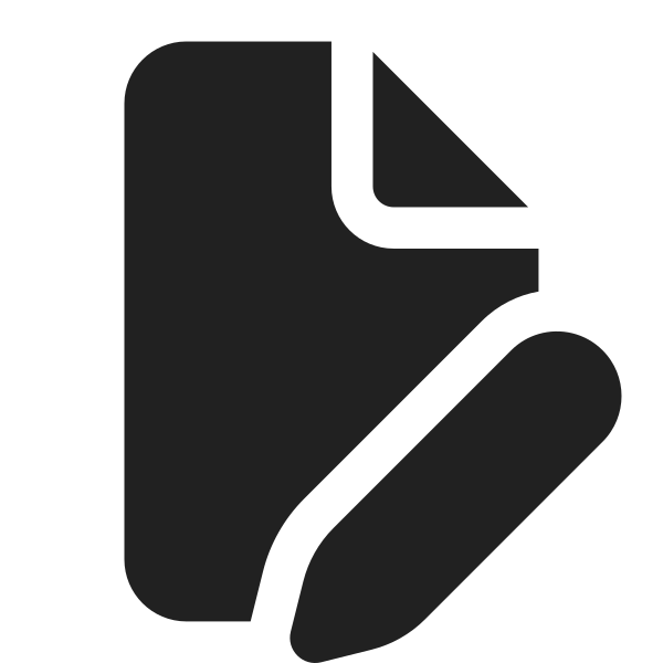 Ic Fluent Document Edit 16 Filled