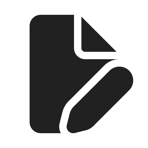 Ic Fluent Document Edit 20 Filled