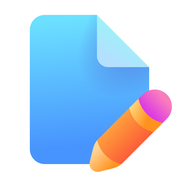 Ic Fluent Document Edit 24 Color