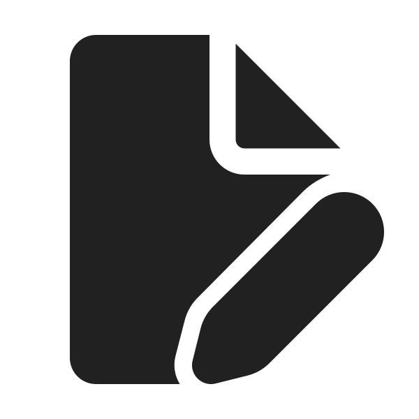 Ic Fluent Document Edit 24 Filled