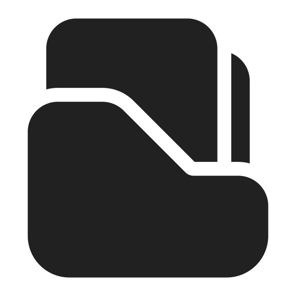 Ic Fluent Document Folder 32 Filled