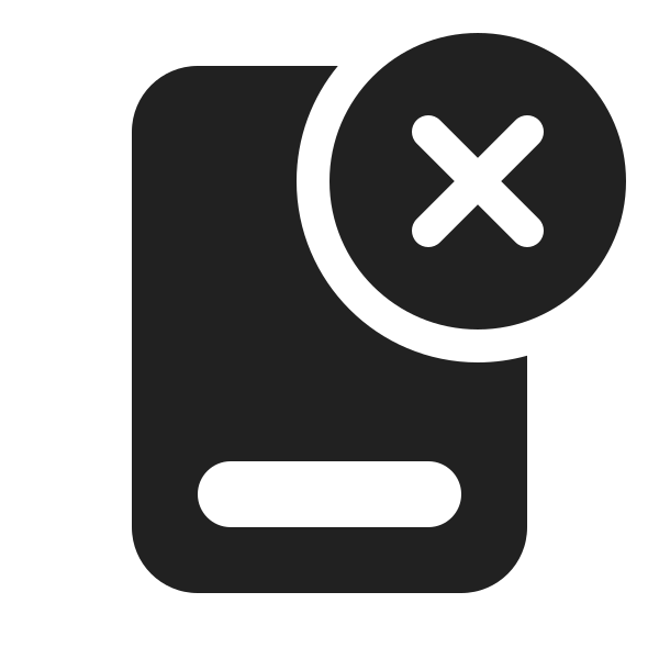 Ic Fluent Document Footer Dismiss 20 Filled