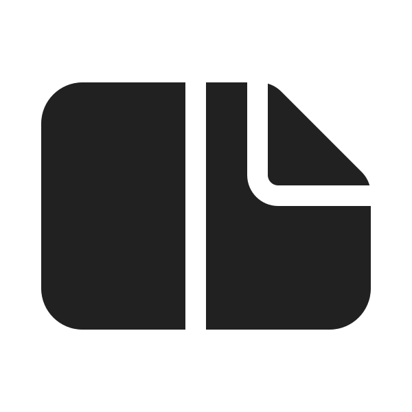 Ic Fluent Document Landscape Split 20 Filled