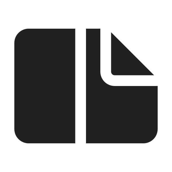 Ic Fluent Document Landscape Split 24 Filled