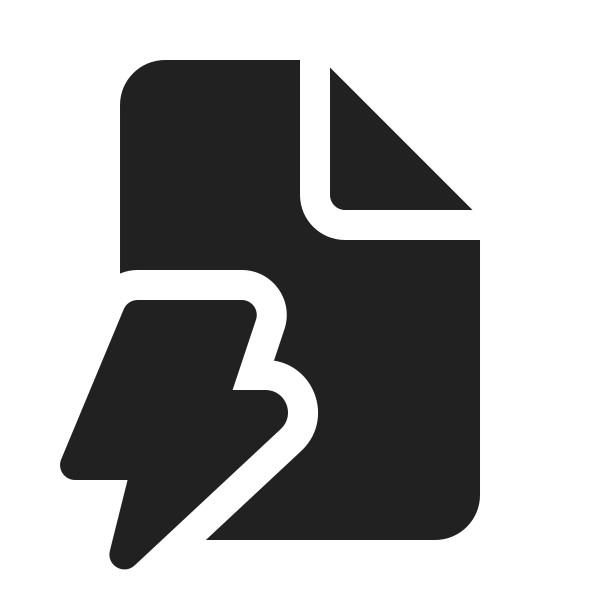 Ic Fluent Document Lightning 20 Filled