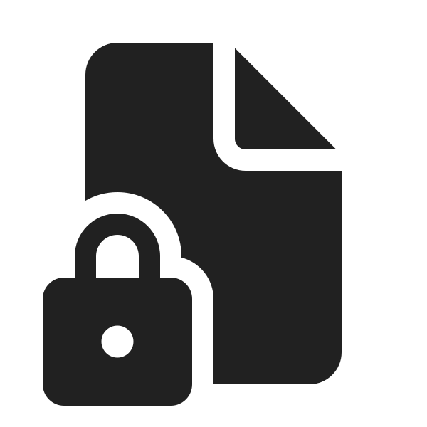 Ic Fluent Document Lock 20 Filled