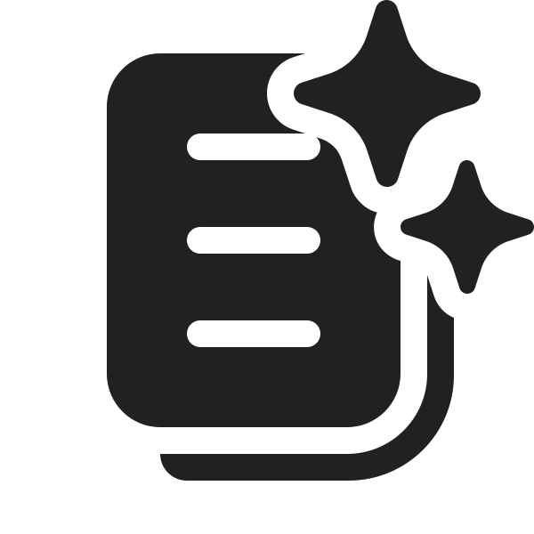 Ic Fluent Document One Page Multiple Sparkle 20 Filled