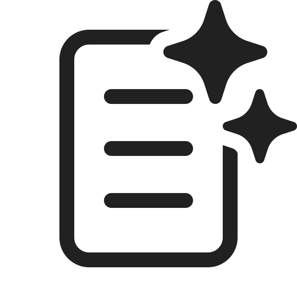 Ic Fluent Document One Page Sparkle 20 Regular