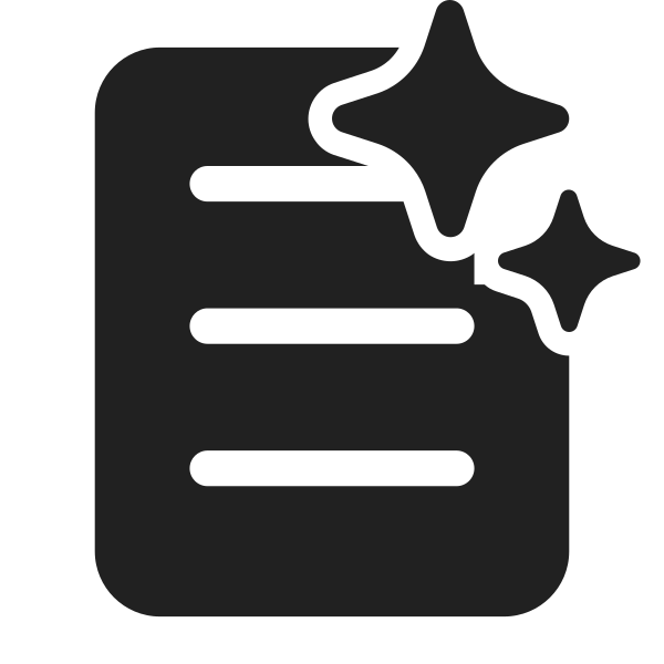 Ic Fluent Document One Page Sparkle 28 Filled