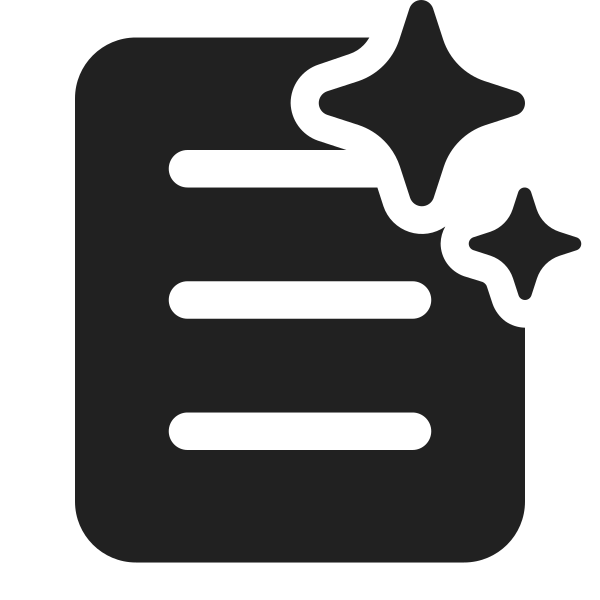 Ic Fluent Document One Page Sparkle 32 Filled