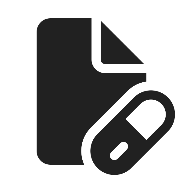 Ic Fluent Document Pill 20 Filled