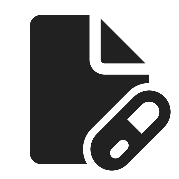 Ic Fluent Document Pill 24 Filled